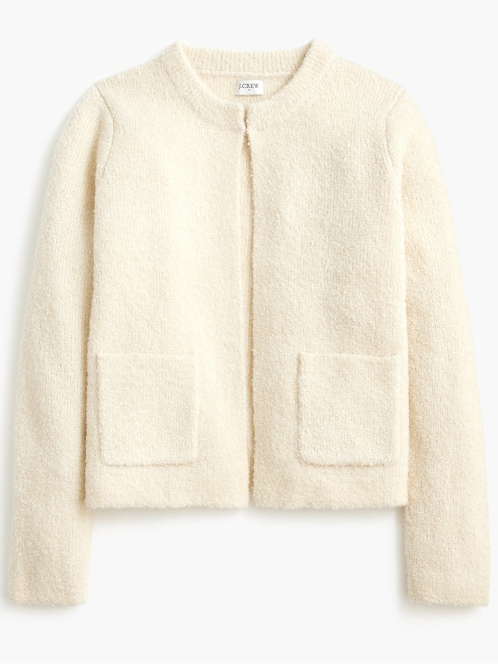 J CREW | Bouclé Lady Wool Alpaca Cardigan Sweater SZ M